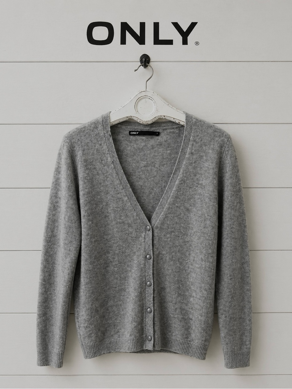 ONLY Classic Gray cardigan size L